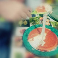 hassan zayat's cooksnap of when they made كنافة نابلسية بطريقة سهلة.