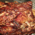 El cooksnap de Marcelo Altamirano cuando hizo Lechón al horno.