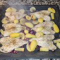 El cooksnap de Juanmi cuando hizo Dorada a la espalda.