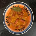 El cooksnap de Malagueña salerosa cuando hizo Chistorras al vino thermomix.