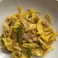El cooksnap de @tesa.cuina cuando hizo Fideuá con filetes de pollo.