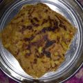 Siddhi Jain का कुकस्नैप जब उन्होंने सहजन पत्ता मिक्स आलू पराठा बनाया था।