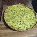 El cooksnap de Yessica Olveira cuando hizo Tarta de zapallitos con masa integral.
