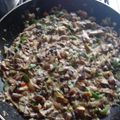 El cooksnap de Cinahy cuando hizo Champiñones al ajo con crema.