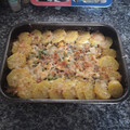 El cooksnap de Ricardo Vizcaino Lozano cuando hizo Patatas al horno con bacon y guisantes.