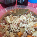 El cooksnap de HR Vargas cuando hizo Guiso carrero al disco de arado.