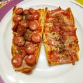 El cooksnap de Ainho_Noa cuando hizo Paninis de chorizo, salchicha y roquefort.