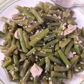 El cooksnap de Sandra Sunny cuando hizo Judías verdes salteadas con ajito, guindilla y un chorreón vinagre.