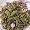 El cooksnap de Sandra Sunny cuando hizo Judías verdes salteadas con ajito, guindilla y un chorreón vinagre.