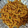 Trisha का कुकस्नैप जब उन्होंने मसाला पास्ता (masala pasta recipe in Hindi) बनाया था।