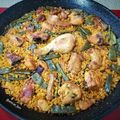 El cooksnap de Encar cuando hizo Paella valenciana.