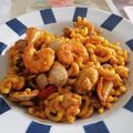 El cooksnap de 95vanedg cuando hizo Fideuá de chocos, langostinos y berberechos.