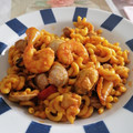 El cooksnap de 95vanedg cuando hizo Fideuá de chocos, langostinos y berberechos.