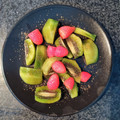 El cooksnap de Tonysantos cuando hizo Ensalada de kiwi con fresas.