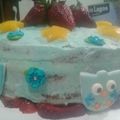 El cooksnap de Jenniffer Colin cuando hizo Torta de crema y duraznos.