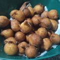 El cooksnap de Alejandra Berton cuando hizo Buñuelos de limón.