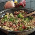 Cooksnap από Ειρήνη Μιχοπούλου στη συνταγή Τηγανιτό ρύζι με λαχανικά και αυγό