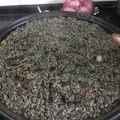 El cooksnap de Alfonso Moreno cuando hizo Arroz negro con calamares 🦑🍚🖋.