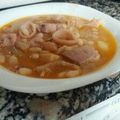 El cooksnap de Rosalía cuando hizo Alubias guisadas con calamares.