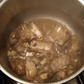 El cooksnap de Manolo Amaya luna cuando hizo Costillas de Cerdo en salsa de Vino Blanco.