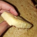 El cooksnap de Agustina Herrera cuando hizo Fainá de queso 🧀.