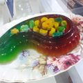 کوک اسنپ عمه لیلا بعد از امتحان کردن ژله ابرنگی.