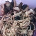 Cooksnap dari Tina ( Santi ) untuk resep Baby octopus/bayi gurita tumis (pedas)