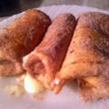Brenda M. Castillo 's cooksnap of when they made Chimichanga Cheesecake.