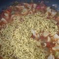 El cooksnap de Ricard y Gracia cuando hizo Fideuá melosa de sepia, gambas y verduras.