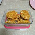 El cooksnap de Lucía Rodríguez cuando hizo Hamburguesas de calabaza y avena 🎃 lekué + horno🎃.