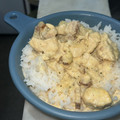 El cooksnap de Mia Vranich cuando hizo Strogonoff de pollo y arroz.