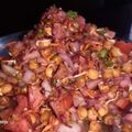  Chef Richa pathak. का कुकस्नैप जब उन्होंने चना सलाद (chana salad recipe in Hindi) बनाया था।