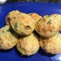 El cooksnap de Alicia Yunis cuando hizo Muffins de coliflor con queso.