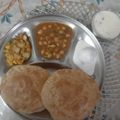 Rita mehta's cooksnap of when they made Chole Bhature.