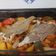 El cooksnap de Churry cuando hizo Gallo de San Pedro al horno.