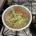 El cooksnap de Camilo Andrés Galeano cuando hizo Sopa de pasta.