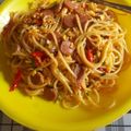 Cooksnap dari Meilia muhtadin untuk resep 21. Spaghetti goreng pedas