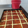El cooksnap de Andrea Rodriguez cuando hizo Pastafrola sin manteca.