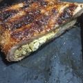 El cooksnap de Ariel Soltermann cuando hizo Matambre a la parrilla relleno.