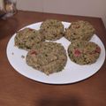 El cooksnap de María Eugenia cuando hizo Hamburguesas de lentejas y vegetales para frezzer.