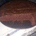 El cooksnap de Ana Laura Brañas cuando hizo Torta de chocolate sin huevo.