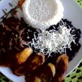 El cooksnap de mirtha silva cuando hizo Pabellón Criollo venezolano.