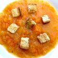 il Mara quando ha preparato Zuppa di Carote con Crostini al Timo Fresco