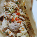 El cooksnap de María Averasturi 🇺🇾 cuando hizo Arepa de pollo, ciboulette y dambo.