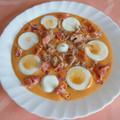 El cooksnap de Mari Carmen cuando hizo Salmorejo.