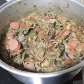 El cooksnap de Claudia Rojas cuando hizo Champiñones con tocino, cebolla, salchicha y ajo.
