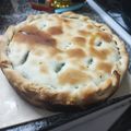 El cooksnap de Nadia Alejandra cuando hizo Tarta de espinaca, champiñones y queso 🍃🧀.