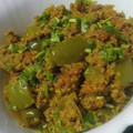 Naila Asif's cooksnap of when they made Qeema shimla mirch.