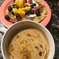 El cooksnap de maria rita murillo cuando hizo Pancakes/ hotcakes de avena y banana.