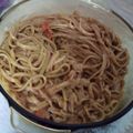 El cooksnap de Elena C cuando hizo Tallarines picantitos a mi estilo!!🤤🤟🏼.